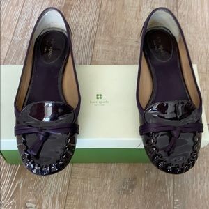 Kate Spade plum loafers
